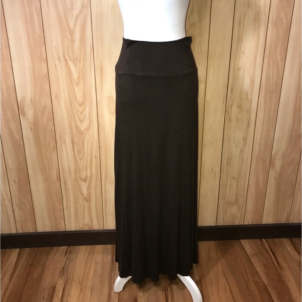 Azules High Waist Soft Stretch A-Line Maxi Skirt XL